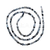 Natural Devil Blue Aquamarine Beads Strands G-NH0073-C01-2mm-3