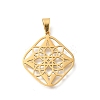 304 Stainless Steel Pendants STAS-S144-05G-B-1