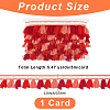 5.47 Yards Ethnic Style Polyester Fringe Lace Trims SRIB-CY0001-32B-2
