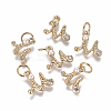 Brass Charms KK-L179-08M-G-1