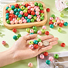 240Pcs 6 Colors Natural Wooden Beads WOOD-TA0002-74E-7