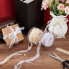 2 Rolls 2 Colors Plastic Imitation Pearl Beaded Trim OCOR-FG0002-06-4