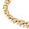 Ion Plating(IP) 304 Stainless Steel Panther Chain Bracelets for Women Men BJEW-H613-02G-2