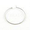 304 Stainless Steel Earring Hoop X-STAS-R083-01-2