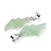 Natural Green Aventurine Pendants G-C057-01P-02-3