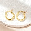 925 Sterling Silver Hoop Earrings STER-P047-13A-G-7