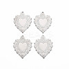 Non-Tarnish 201 Stainless Steel Pendants STAS-S119-152P-1