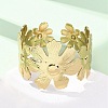 304 Stainless Steel Cuff Bangles for Women BJEW-B150-05G-2