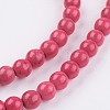 Synthetic Turquoise Beads Strands G-F552-02-3