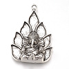 Tibetan Style Alloy Big Pendant Enamel Settings LS-X-TIBEP-T002-135AS-RS-1