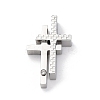 304 Stainless Steel Pendants STAS-L286-19P-1