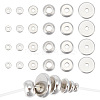 ARRICRAFT 180Pcs 6 Styles 202 Stainless Steel Spacer Beads Sets STAS-AR0001-67-1