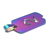 Ion Plating(IP) 304 Stainless Steel Pendants STAS-O127-A02-3