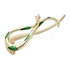 Aolly and Enamel Claw Hair Clips LS-AJEW-M007-01G-2