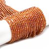 Electroplate Transparent Glass Beads Strands LS-GLAA-H021-01B-FR02-1