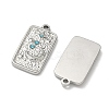 304 Stainless Steel Rhinestone Pendants STAS-L308-02A-P-2