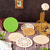 8Pcs 4 Styles Rattan & Cotton Mat AJEW-MB0001-02-9
