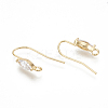 Brass Earring Hook LS-ZIRC-Q019-006G-2
