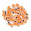 Luminous & Printed Opaque Acrylic Beads LACR-G050-01G-4