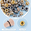 60Pcs 5 Styles Brass Spacer Beads KK-PH0011-20-4