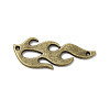Tibetan Style Alloy Connector Charms PALLOY-M217-21AB-1