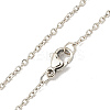 Non-Tarnish Constellation Pendant Necklaces NJEW-S422-04P-07-4