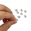 Tarnish Resistant 304 Stainless Steel Spring Ring Clasps STAS-O040-A-04-4