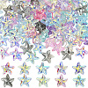 100Pcs 10 Colors Starfish Handmade Glass Beads GLAA-SC0002-80B-1
