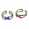 Open Oval Cuff Rings RJEW-N038-027-1