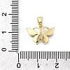 Brass Enamel Charms KK-P336-24G-02-3