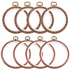 8Pcs 2 Styles Plastic Cross Stitch Embroidery Hoops DIY-CP0012-37-6