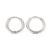 304 Stainless Steel Huggie Hoop Earrings for Women EJEW-F280-07A-P-1