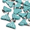 Synthetic Turquoise Pendants G-Z067-01P-04-1