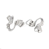 304 Stainless Steel Stud Earrings for Women EJEW-K281-27P-1