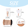 100Pcs 2 Styles Spray Painted Wooden Craft Pegs Clips DIY-YW0017-36-3