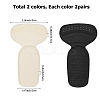 4 Pairs 2 Colors Foam Heel Cushion Inserts FIND-DJ0001-77-2