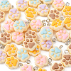 40Pcs 5 Colors Opaque Resin Pendants RESI-CJ0002-31-3