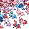 30Pcs Printed Alloy Connector Charms PALLOY-CJ0002-22-3
