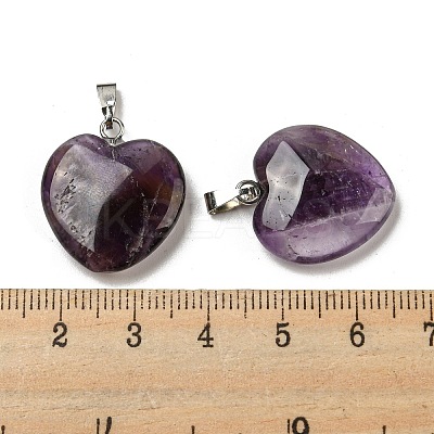 Natural Amethyst Pendants G-G956-B69-FF-1