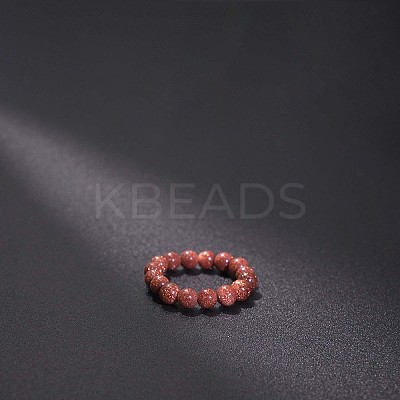 Synthetic Goldstone Stretchy Finger Rings FS-WG01730-36-1