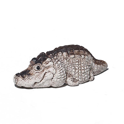 Ceramics Tea Pet Alligator/Crocodile Figurine Statue for Home Office Desktop Ornament PW-WG2BD69-01-1