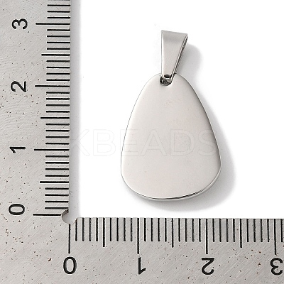 Non-Tarnish 304 Stainless Steel Pendants STAS-Z075-21P-1