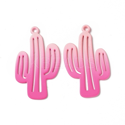 Spray Painted Alloy Charms PALLOY-P291-19M-03-1