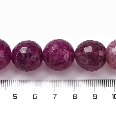 Natural Dragon Veins Agate(Dyed & Heated) Beads Strands G-K390-A10-01-1