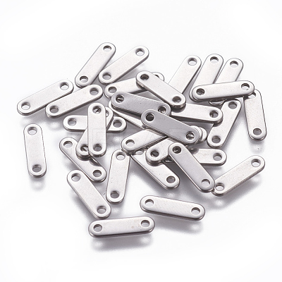 Tarnish Resistant 201 Stainless Steel Chain Tabs STAS-L234-009P-1