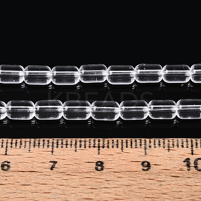 Transparent Glass Beads Strands GLAA-T028-14T-05-1