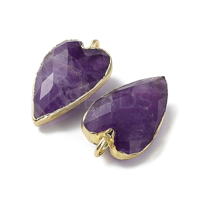 Natural Amethyst Pendants X-G-G012-12G-10-1