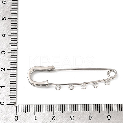 Brass Brooch Findings KK-I364-37P-1