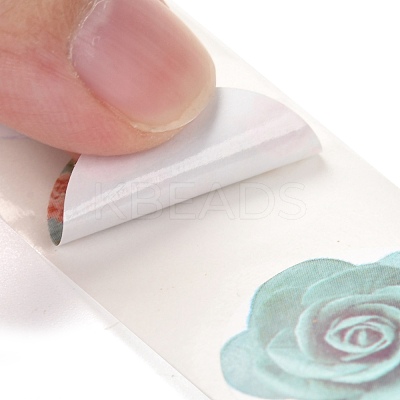 3D Flower & Heart Pattern Roll Stickers DIY-B031-05-1