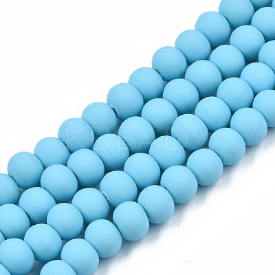 Handmade Polymer Clay Beads Strands CLAY-N008-053-10-1